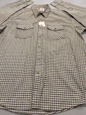 NWT Real Work Wear 2XLT Plaid Big & Tall Work Shirt